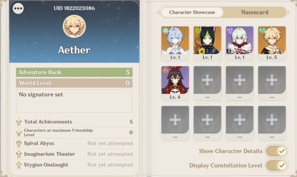 ASIA | AR 5 | Odette + Tighnari