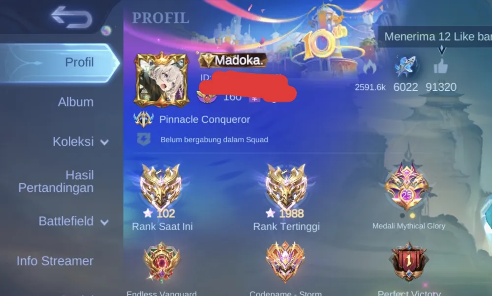 Komen album (Border Top 1 Global squad)