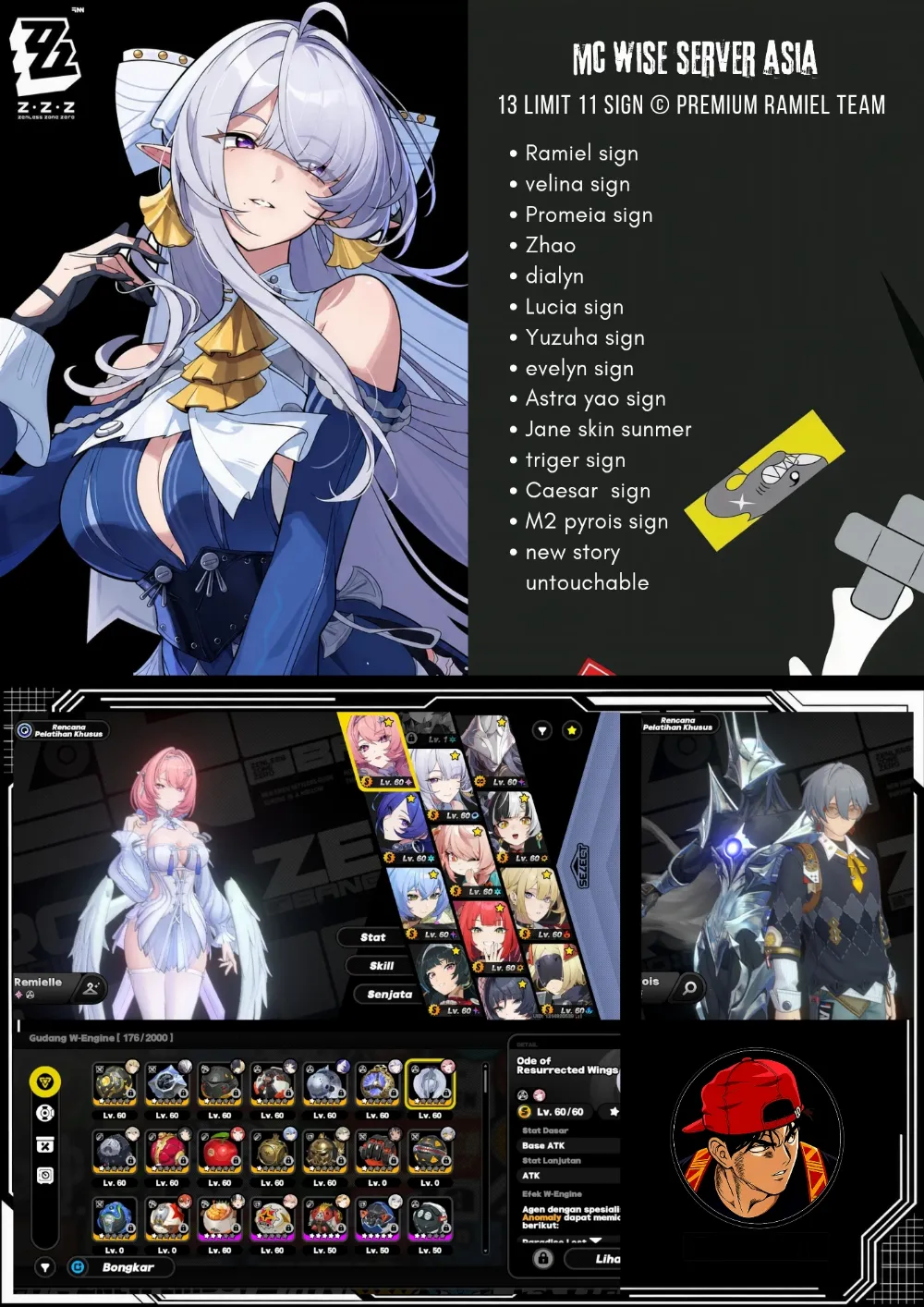 Mc wise asia server 13 limit 11 sign