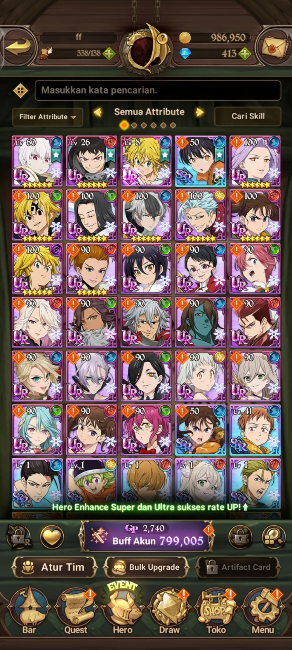 Asia Starter | Full Collab Fire Force 💎400+