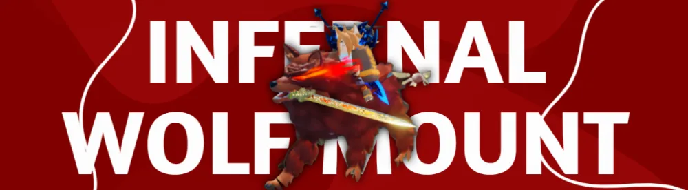 Infernal Wolf Mount - Blue Heater 2