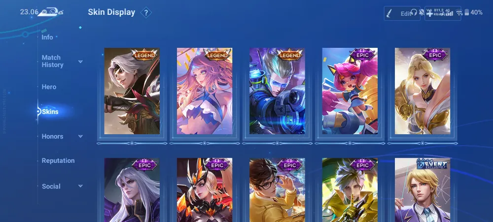 akun hok legend buterfly legend yao
