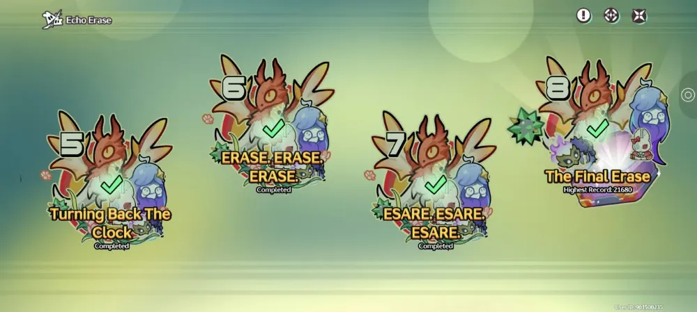 Echo erase