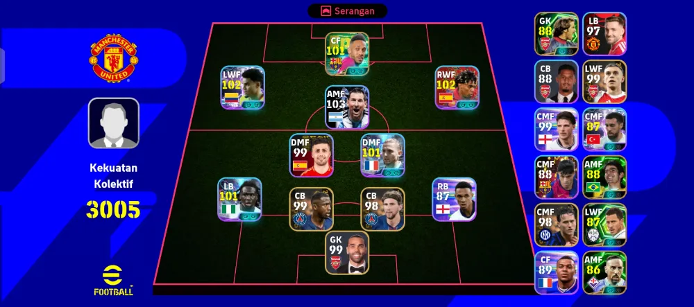 Akun Efooball Aset Coin 5000+