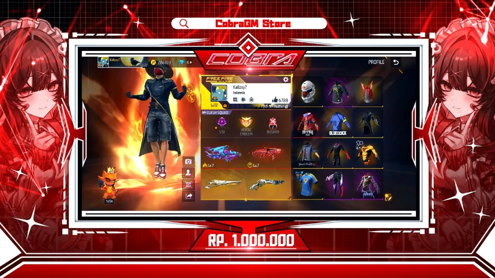 Akun Free Fire Vault 707 - Evo 7 Max 2 - Ragnarok - Cluber - Angel - Void - Jerami - Sg Gurun