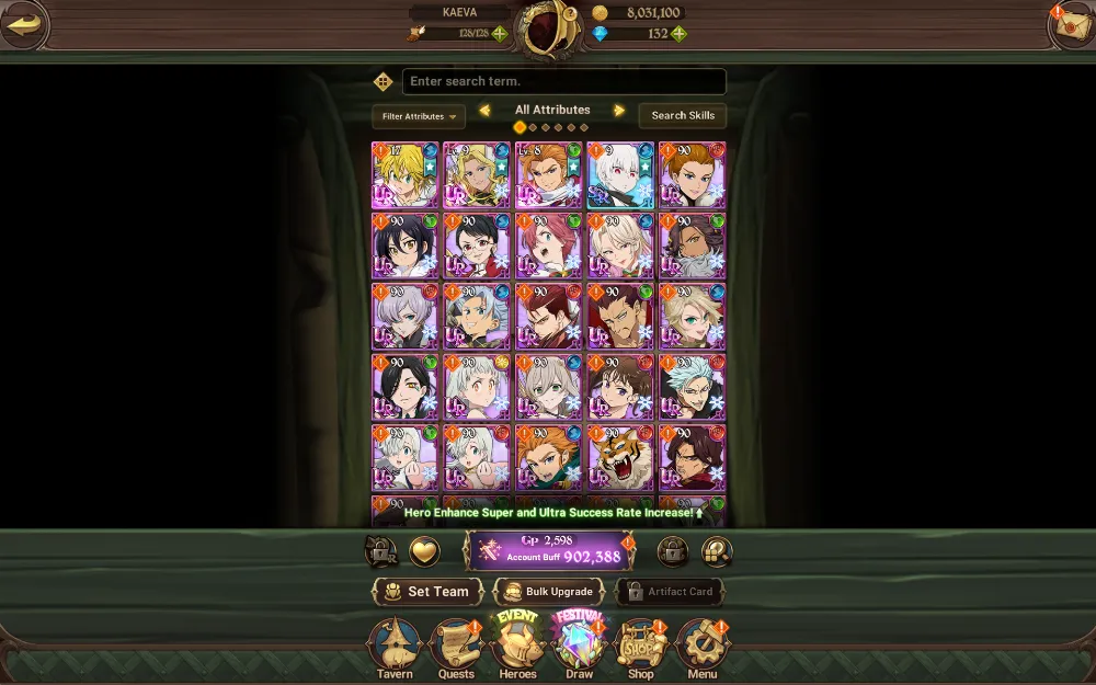 《GLOBAL》💎130+ SHO KUSAKABE + 3UR THOR ARTHUR MELIODAS