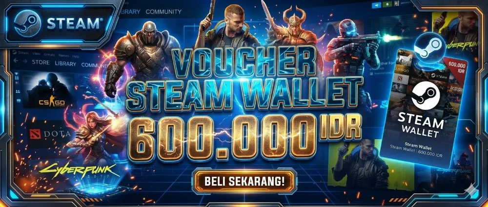steam wallet 600.000 idr