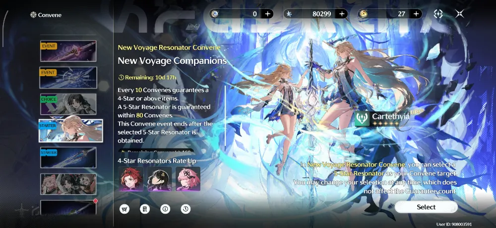 SEA | Account Reroll Premium 83K - 84K+ Astrites  |  130- 150 LT | Newbie Banner
