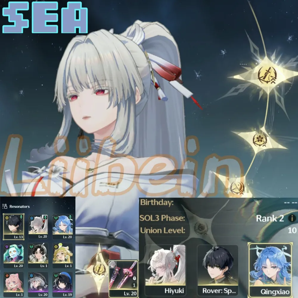[SEA]Starter Hiyuki RC6 Sign+Qingxiao | UL 10 | Login Kuro (Email Dummy) | No cheat