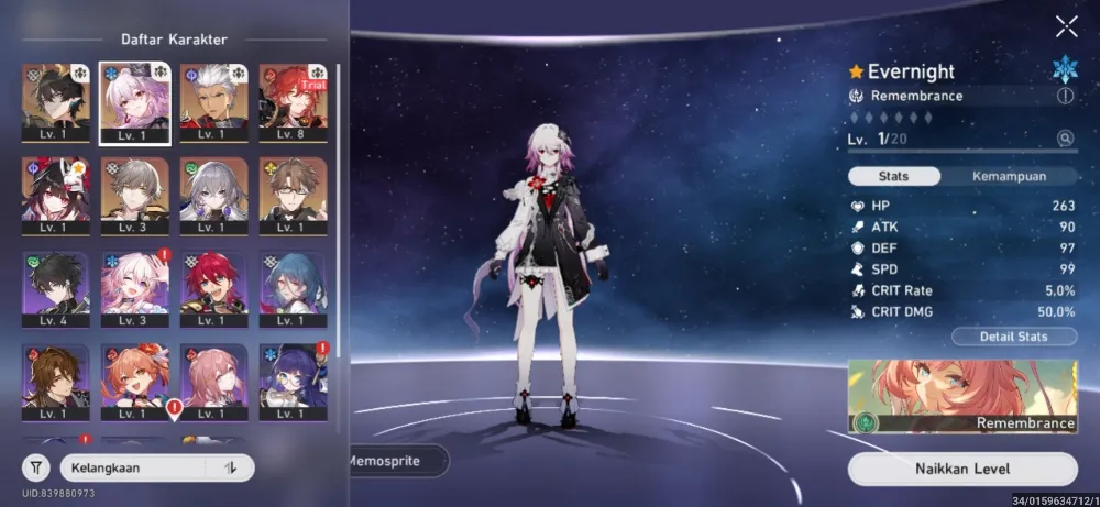 [Asia Starter] Evernight Solo