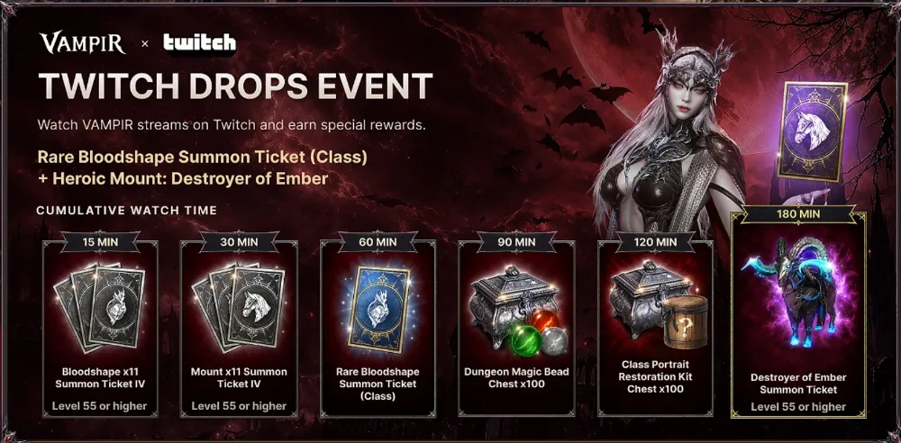 Joki Vampir x Twitch Drops Event
