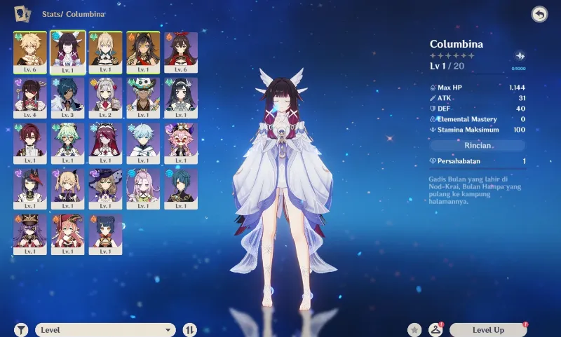 Starter Columbina + Jean + Dehya