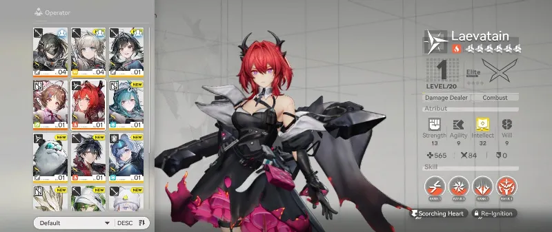 Starter Laevatain + B6 Weapon