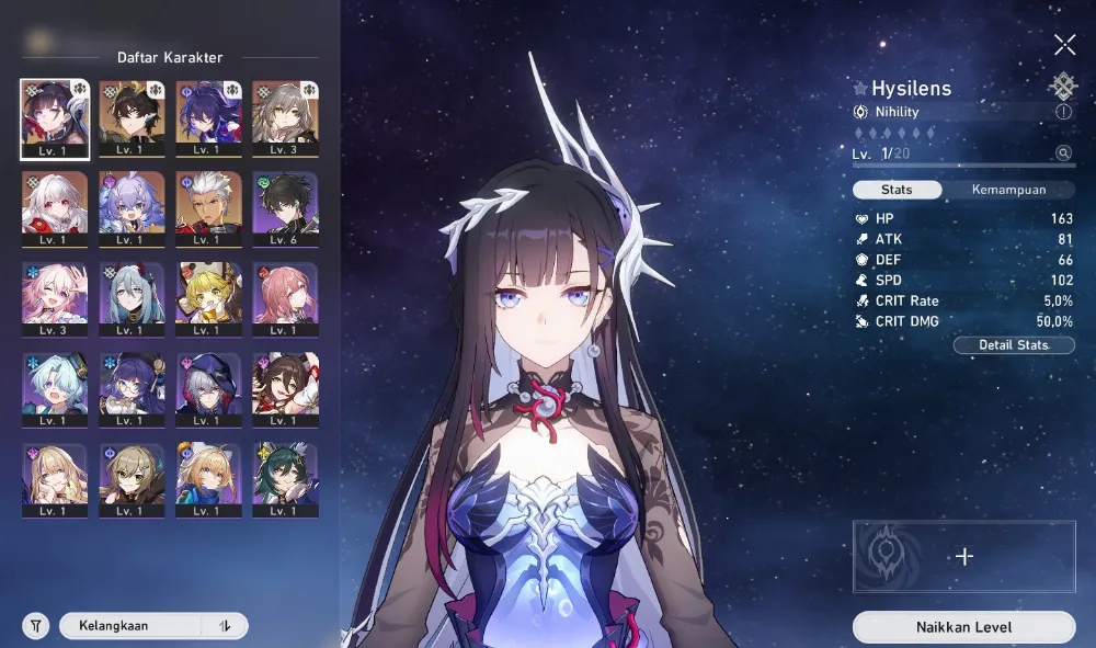 Starter Hysilens Dan Heng PT Seele Clara Bailu Archer