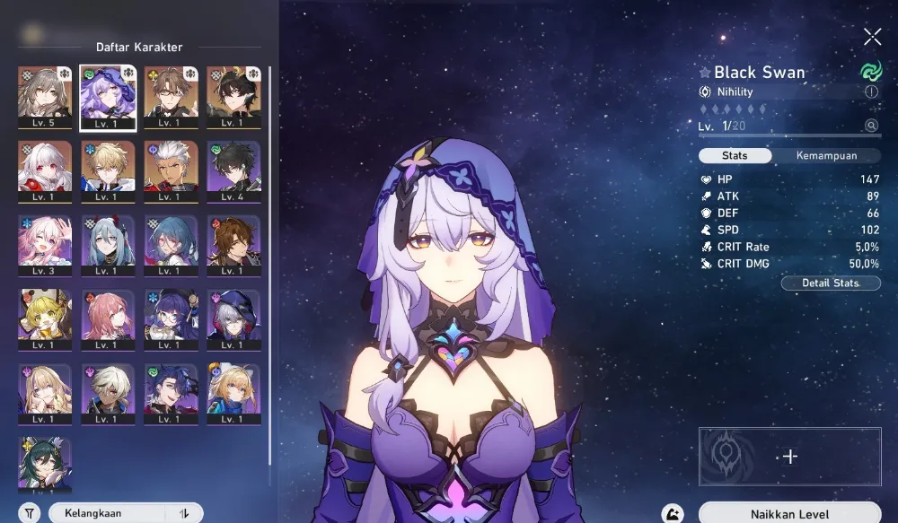 Starter Black Swan Welt Dan Heng PT Clara Gepard Archer