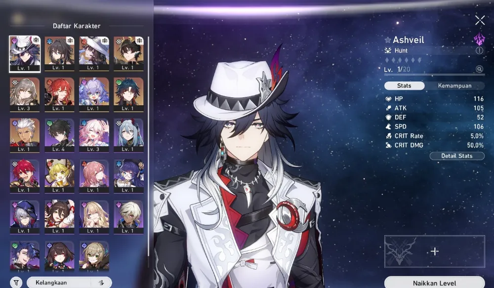 Starter Ashveil Ruan Mei The Dahlia Himeko Bailu Blade Archer