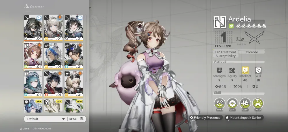 Starter Ardelia P1 + 2 B6 Weapon