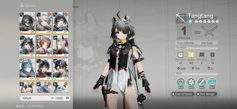 Starter Tangtang Sign + Pogranichnik P1 + Ardelia + 2 B6 Weapon