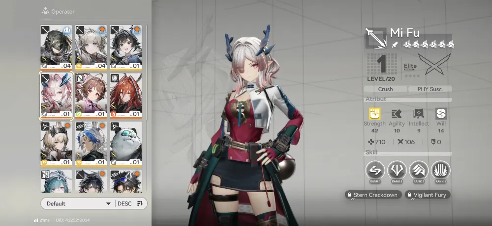 Starter Mi Fu Sign + Ember + Ardelia + 2 B6 Weapon