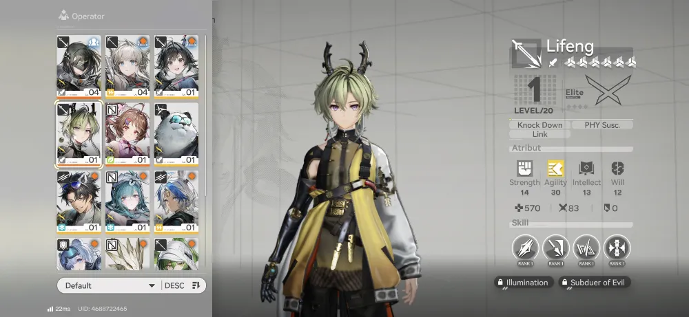 Starter Lifeng + Ardelia + 2 B6 Weapon