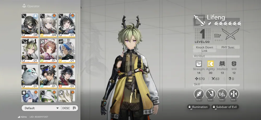 Starter Ardelia + Lifeng + B6 Weapon