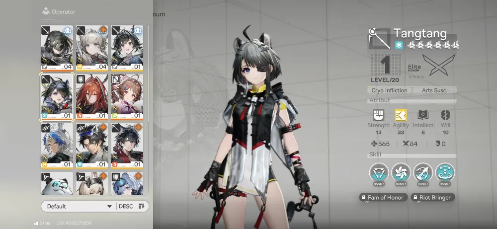 Starter Tangtang + Ardelia + Ember + 2 B6 Weapon