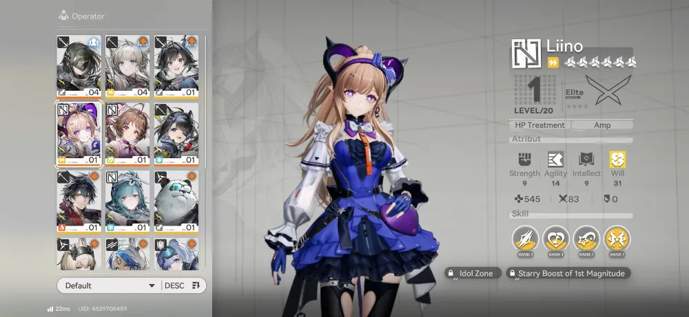 Starter Liino + Tangtang P1 +  Ardelia + 6 B6 Weapon
