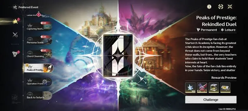 Peaks of Prestige: Rekindled Duel | PERMANENT EVENT