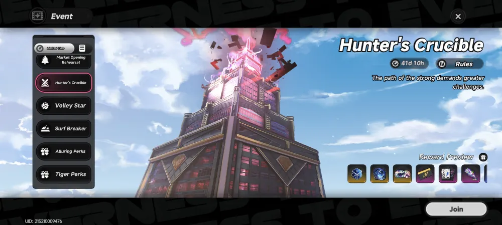 Hunters Crucible | EVENT