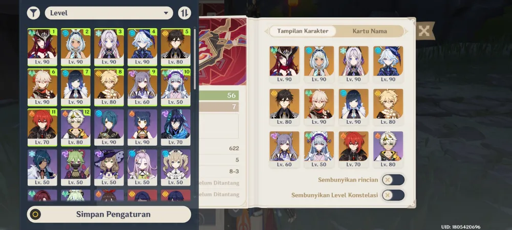 Chasca Signature dan Character signature lain