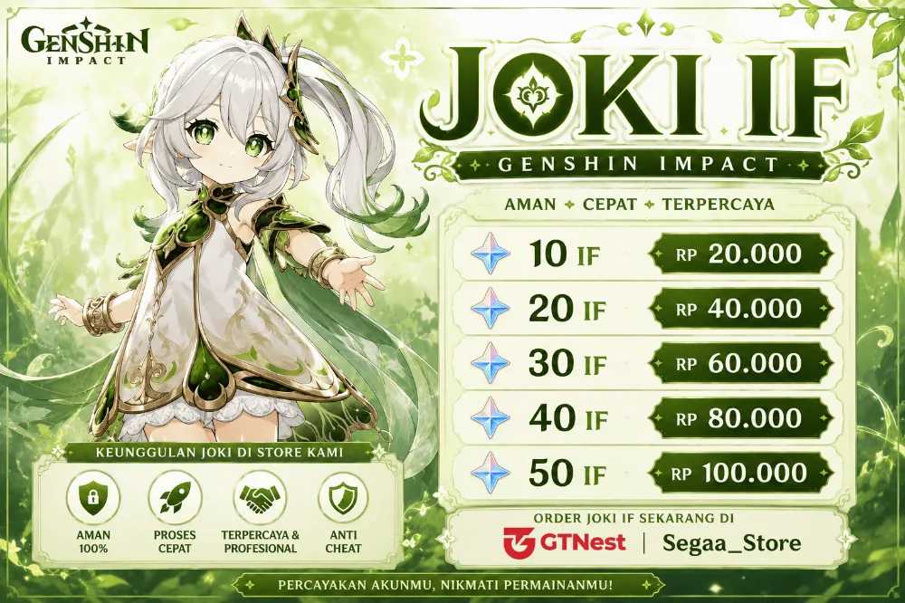 Joki IF Genshin Impact Via Eksplorasi Map