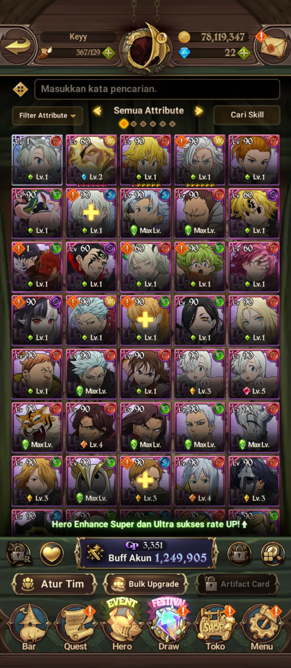 Starter Low chapter Odin 2/6, belum 1 rotasi