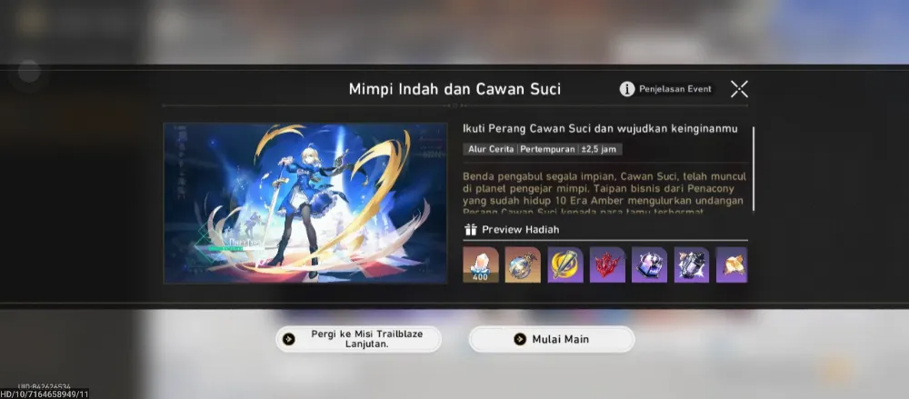 Mimpi indah dan cawan suci
