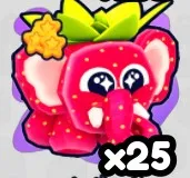 Exclusive Strawberry Elephant +1 Muscle to Arm Wrestle