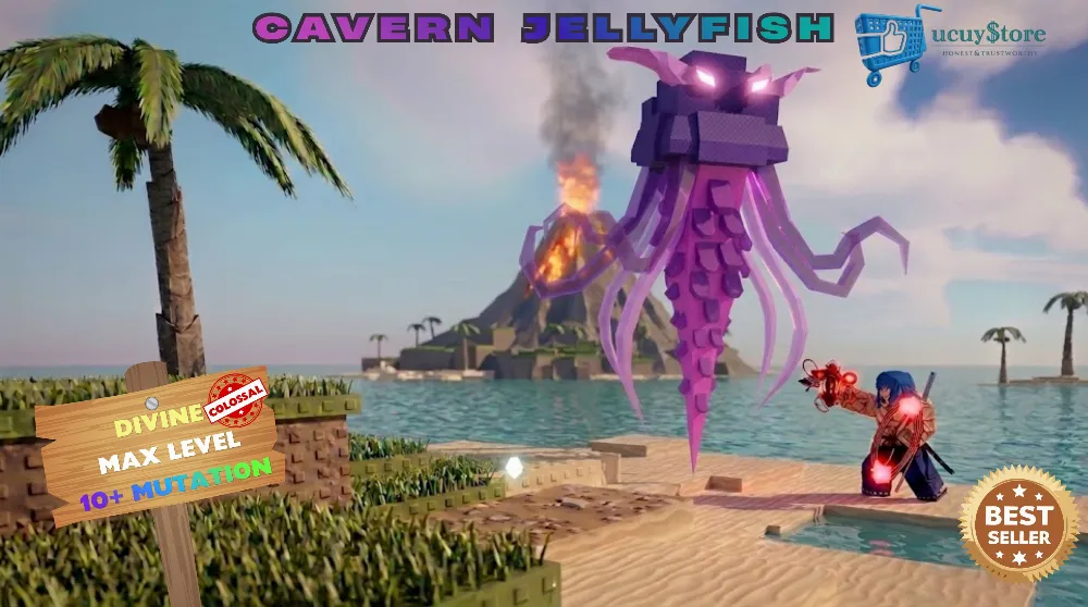 cavern jellyfish colossal & 10+ mutasi & max level