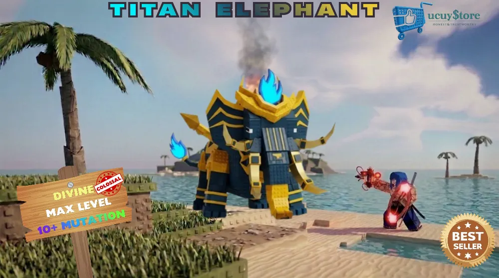 titan elephant colossal & 10+ mutasi & max level