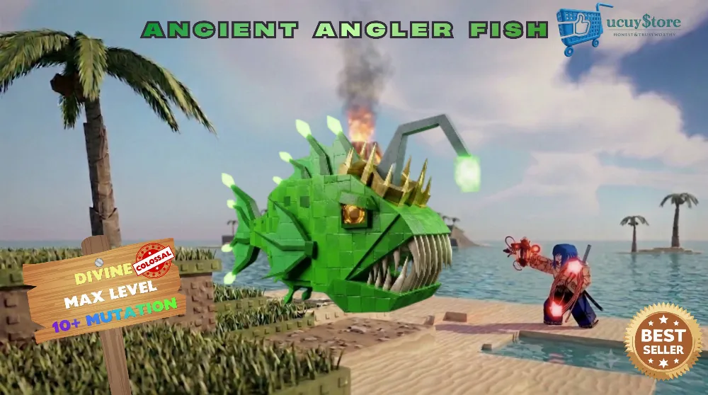 ancient angler fish colossal & 10+ mutasi & max level