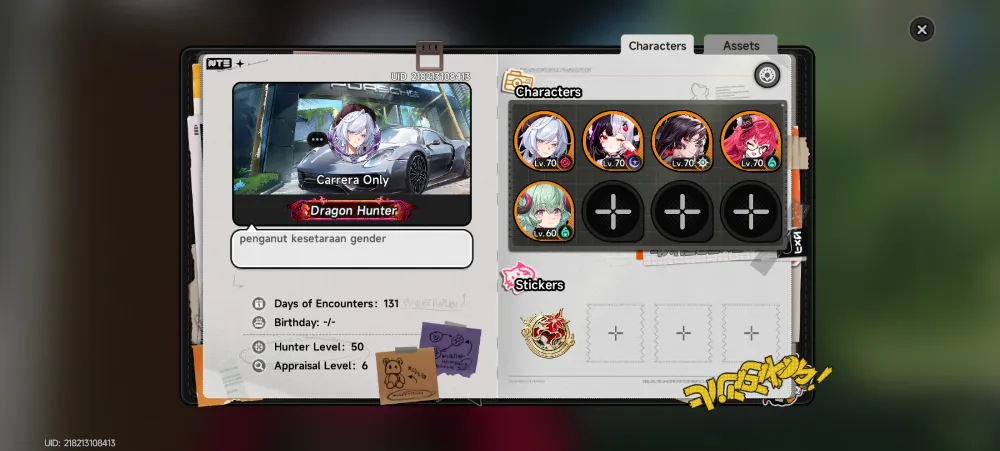 Akun F2p HL 51