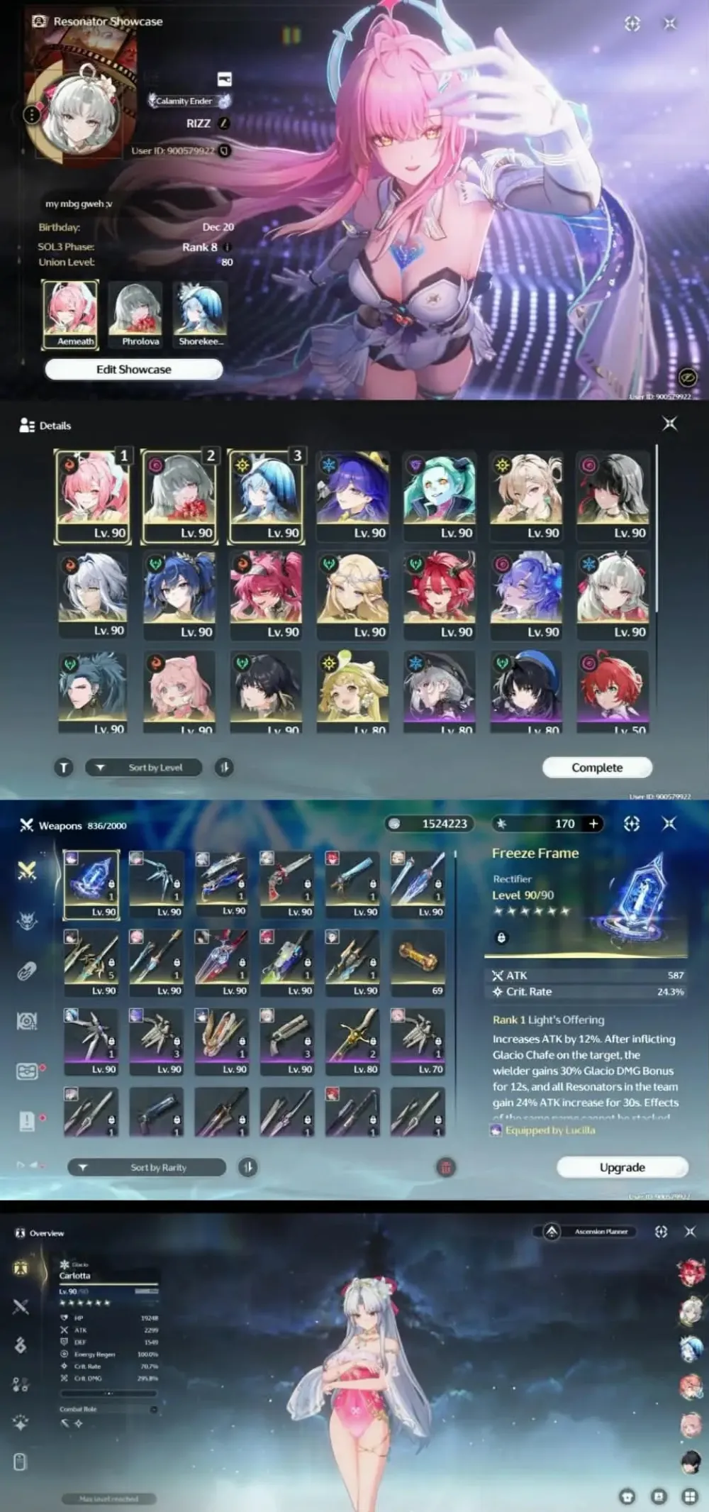 Akun Wuwa End game