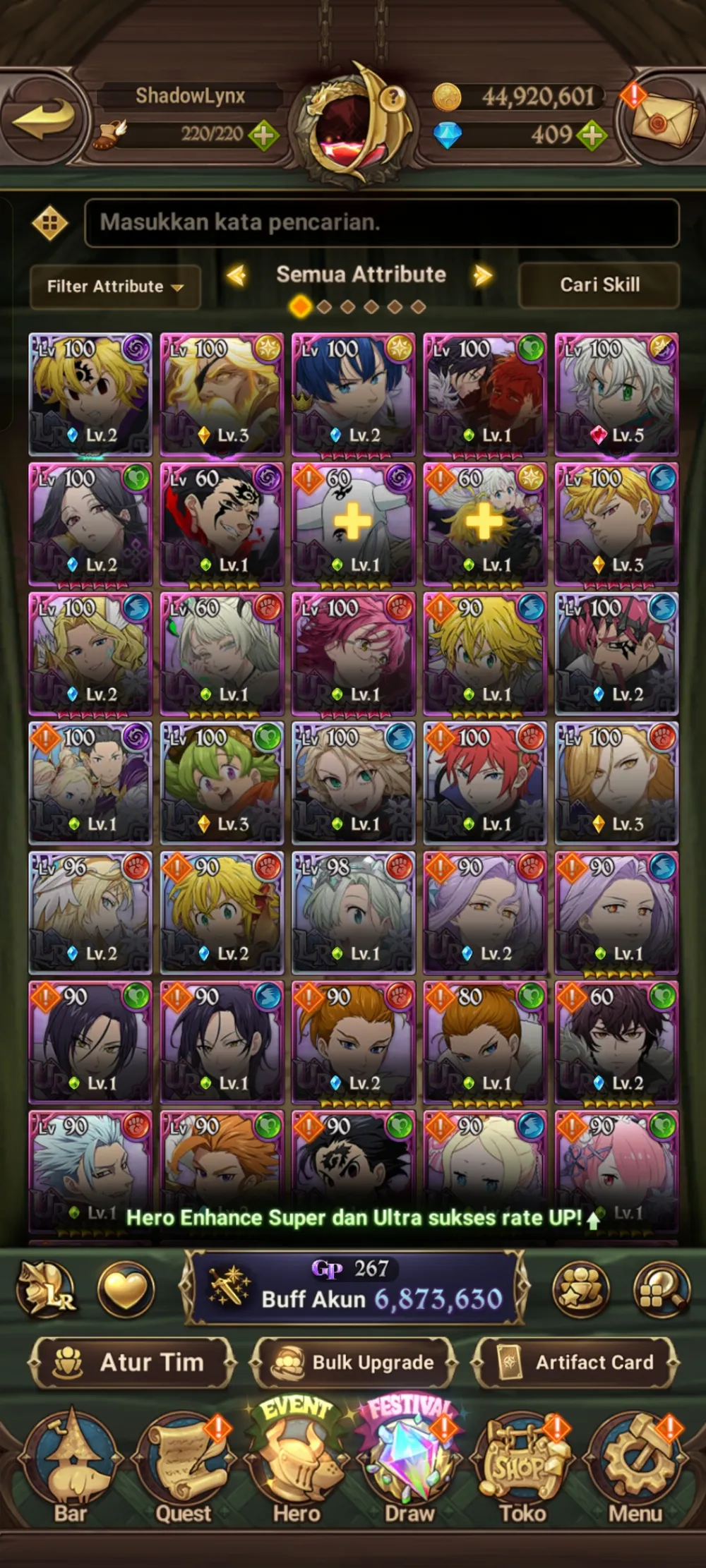 akun 7ds grand cross sv asia