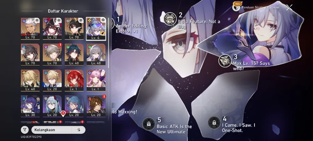 Asia. Silver wolf Lv999 E3 dll