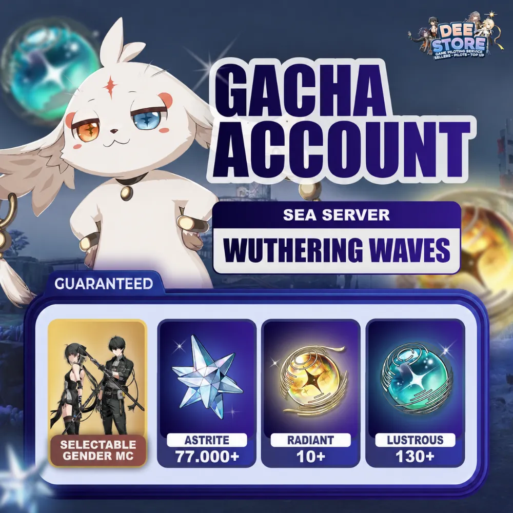 SEA I 77.000 – 78.000 Astrites I Wuthering Waves Reroll Account