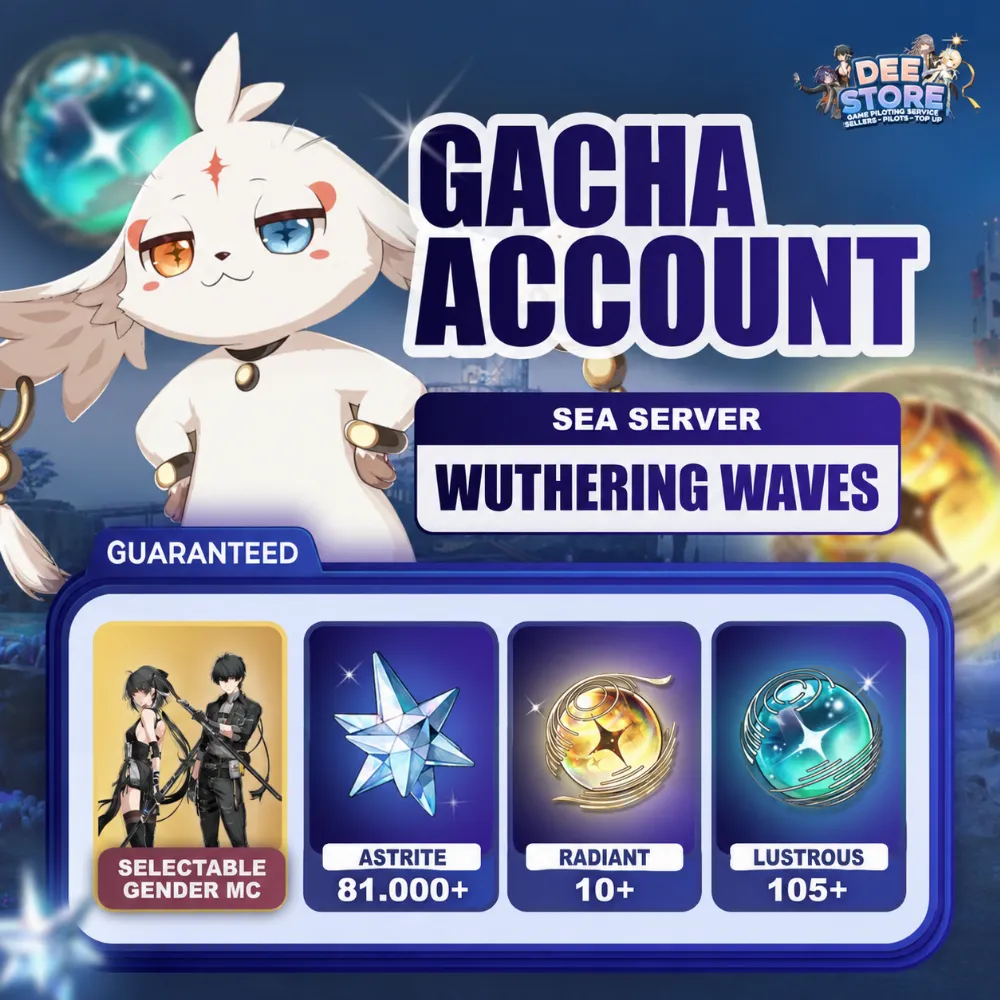 SEA I 81.000 – 82.000 Astrites I Wuthering Waves Reroll Account