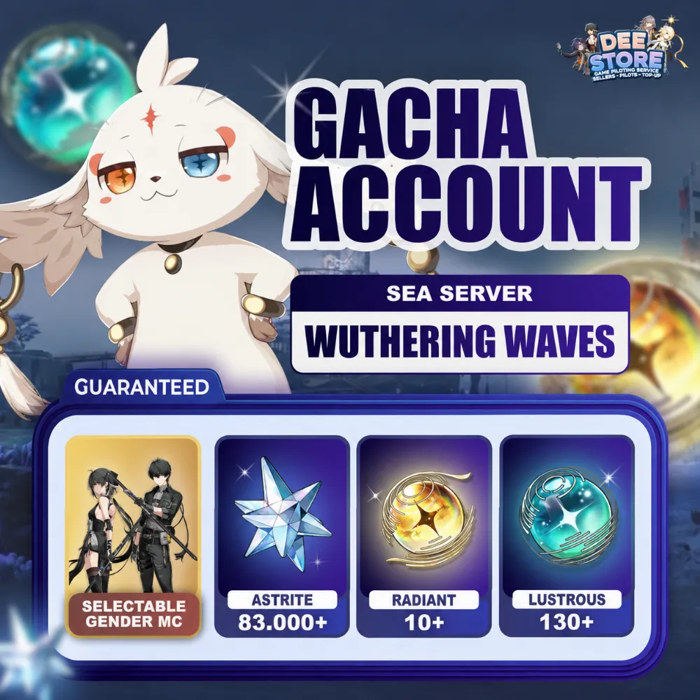 SEA I 83.000 – 84.000 Astrites I Wuthering Waves Reroll Account