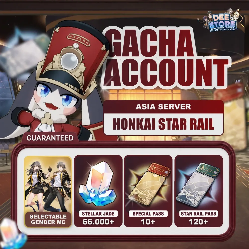 ASIA I 66.000 – 67.000 Stellar Jade I Honkai: Star Rail Reroll Account