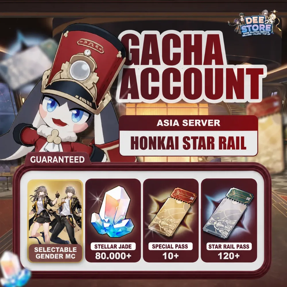 ASIA I 80.000 – 81.000 Stellar Jade I Honkai: Star Rail Reroll Account
