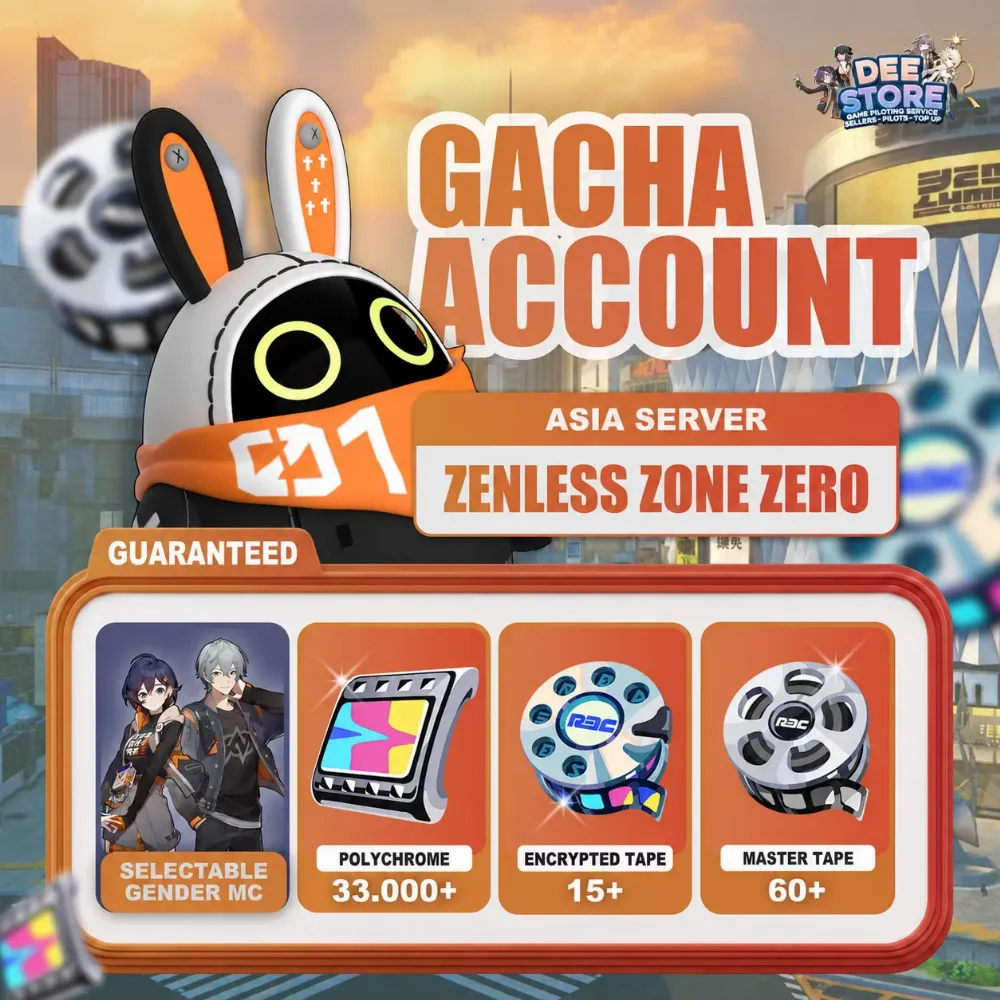 ASIA I 33.000 – 35.000 Polychrome I Zenless Zone Zero Reroll Account