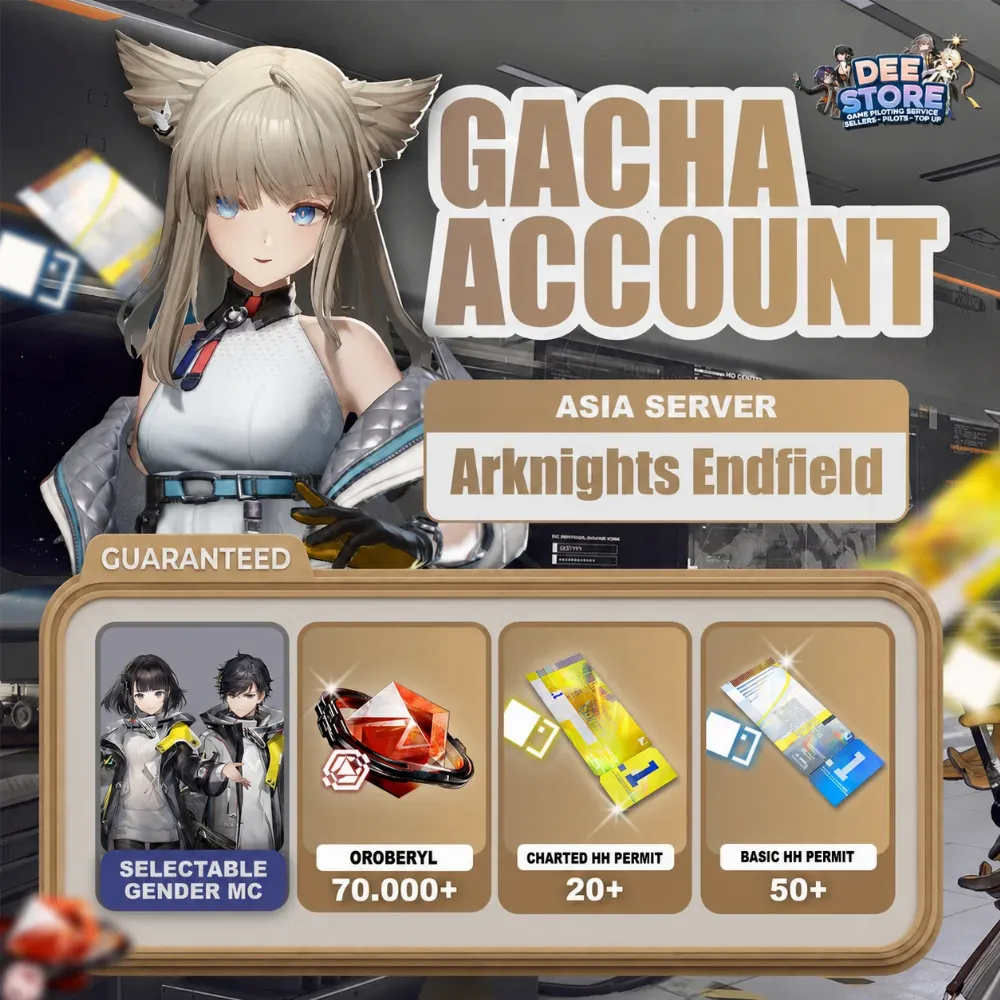 ASIA I 70.000 – 71.000 Oroberyl I Arknights: Endfield Reroll Account