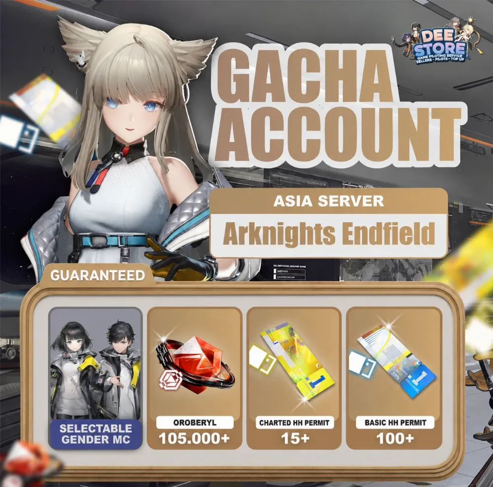 ASIA I 105.000 – 106.000 Oroberyl I Arknights: Endfield Reroll Account