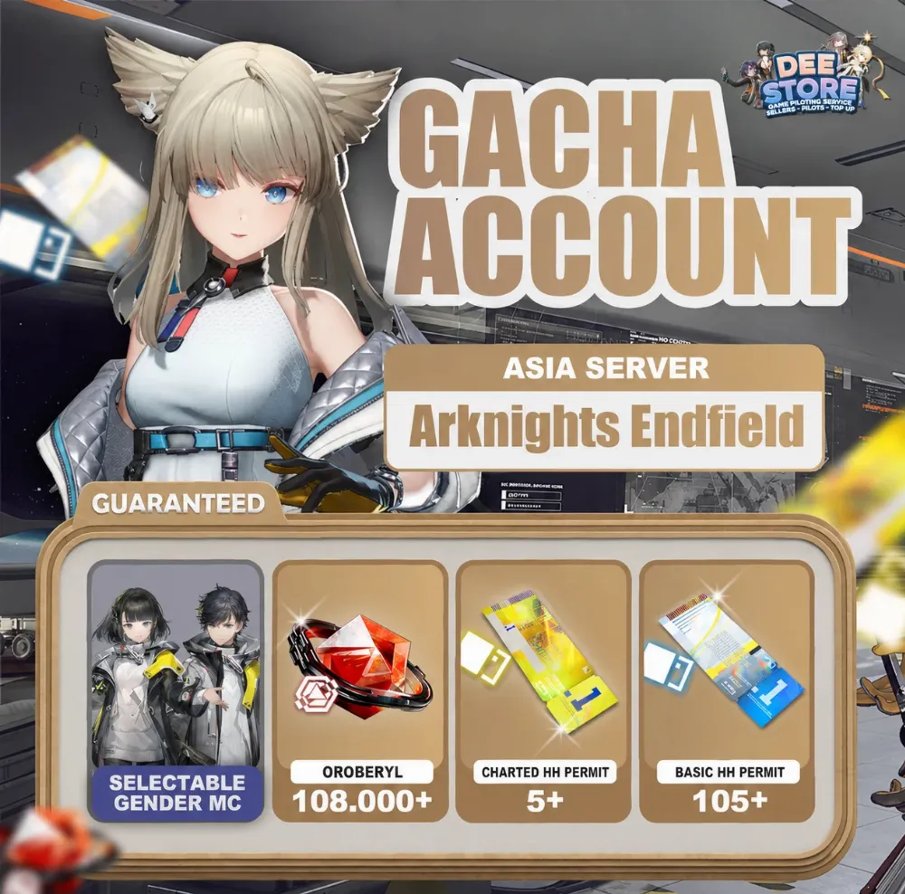 ASIA I 108.000 – 109.000 Oroberyl I Arknights: Endfield Reroll Account